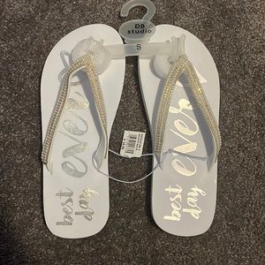 Best Day Ever Bridal Flip Flops
